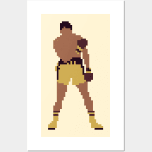 The Greatest Boxer - Pixel Art Gold GB Palette Posters and Art